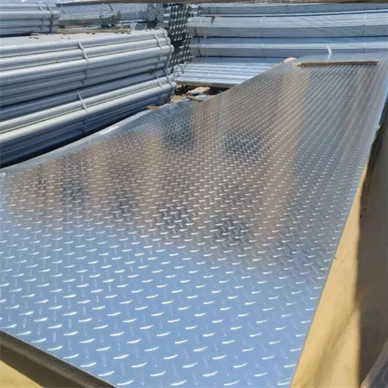 Placa antideslizante del diamante de la placa del inspector del acero de carbono de ASTM A786 A36 para el piso antideslizante del tablero de la escalera